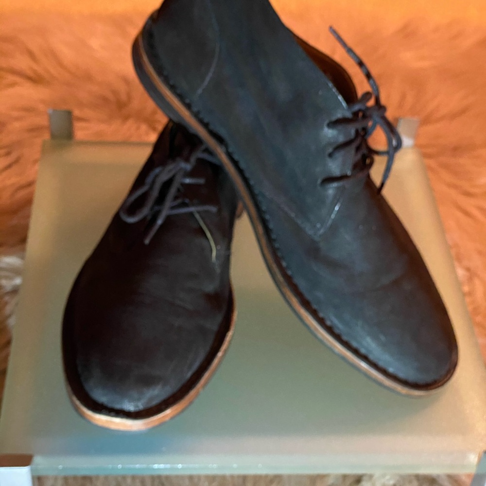 Cole Haan Chukka Boot in Matte Black Nubuck